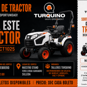 Rifa: Sorteo de un tractor Bobcat CT1025